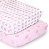 The Peanutshell Pink Elephant Crib Bedding Set, 3pc to 12 Pc, For Girls - 4 of 4