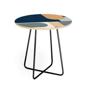 Sheila Wenzel-Ganny Cool Color Palette Pattern Side Round Table - Deny Designs - 1 of 4