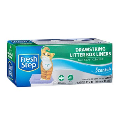 Fresh Step Cat Litter Box Liners Scented - Jumbo