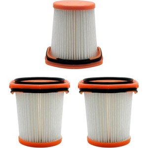 Nispira WS642AE WS640AE HEPA Filter Replacement for Shark Vacuum Wandvac Self-Empty System Ultra-Lightweight Powerful Cordless Stick, 3 Packs - 1 of 4