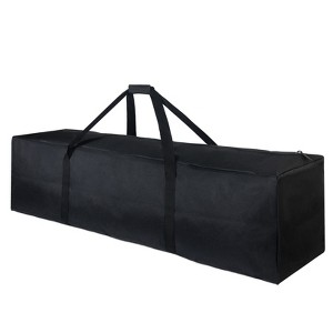 1-Pack 46 Inch Extra Large Zippered Duffel Bag for Travel Camping Sports Equipment Storage - 1 of 4