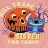 Girls' - Lilo and Stitch - Will Trade Sister for Candy Fitted Short Sleeve Graphic T-Shirt - 2 of 4