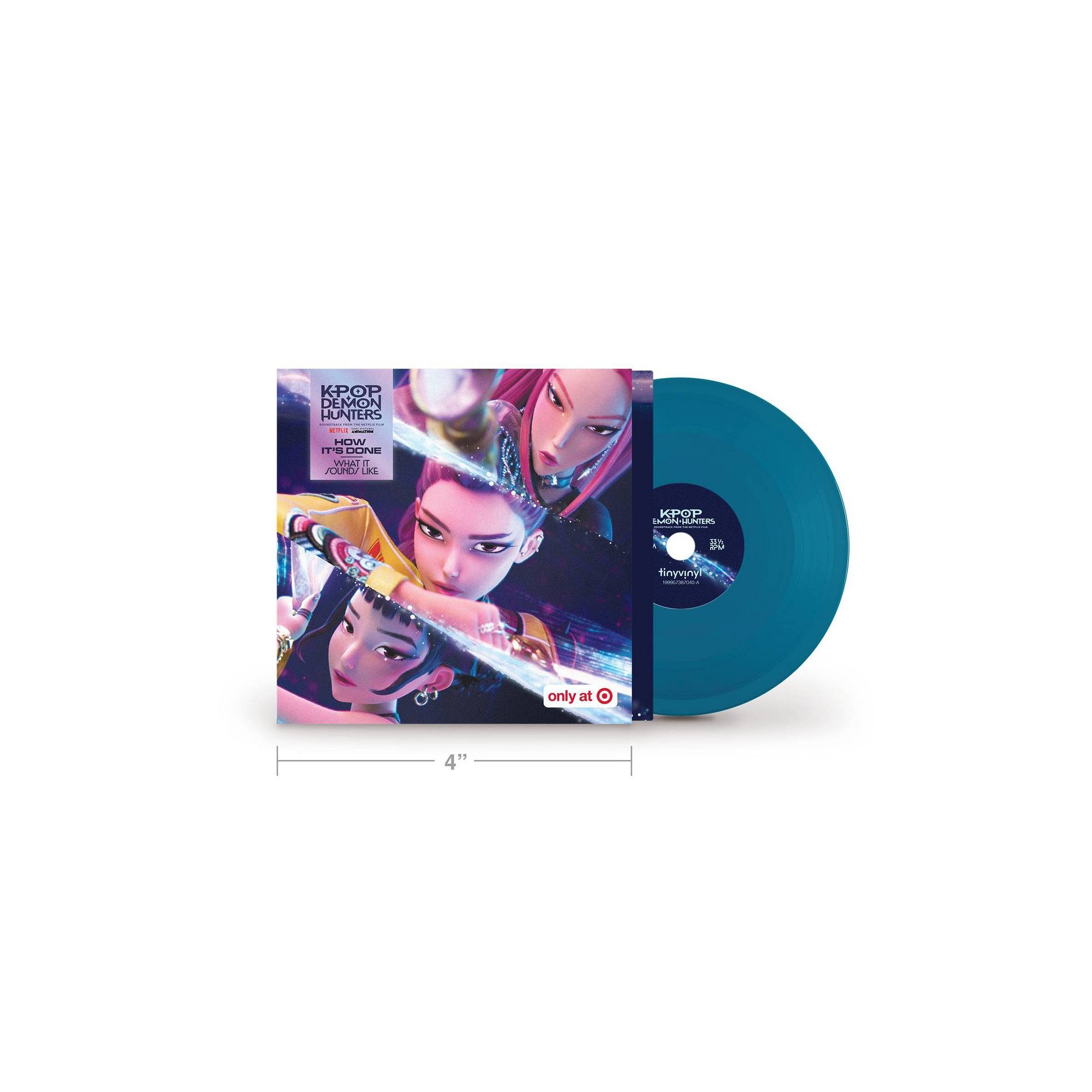 KPop Demon Hunters Tiny Vinyl Edition - How Its Done/What It Sounds Like(Target Exclusive, vinyl 4 inch)