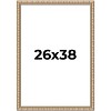 PosterPalooza | 26x38 Modern Bamboo Picture Frame, UV Acrylic, 5 Finishes - 2 of 4