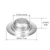 Garnen 2 Pcs 2.8" Kitchen Sink Strainer Basket, Stainless Steel Mesh Sink Drain Filter, Bar Sink Stopper for Food Prep / Utility / Camper Sink - 2 of 4