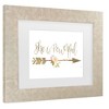 Trademark Fine Art - Jenaya Jackson Girl Power VII Matted Framed Art - 3 of 4
