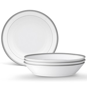 Noritake Charlotta Platinum Set of 4 Coupe Dinner Bowls - 1 of 4