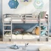 Grungis Full Over Full Loft Bed with Ladder,Modern Bunk Bed with Full-Length Guardrails,Loft and Bunk Bed for Bedroom - 3 of 4