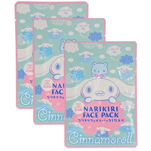 ASUNAROSYA Sanrio Cinnamoroll Narikiri Face Pack (PACK OF 3 SHEETS