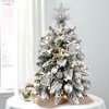 A 2-foot mini Christmas tree with lightweight Christmas decorations,featuring home and office desktop Christmas decorations - 2 of 4