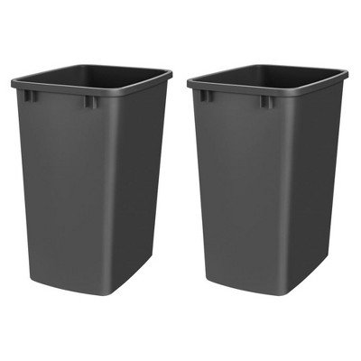 Rev-A-Shelf 35Qt Under Sink Trash Can Replacement, RV-35-18-52 (2 Pack)
