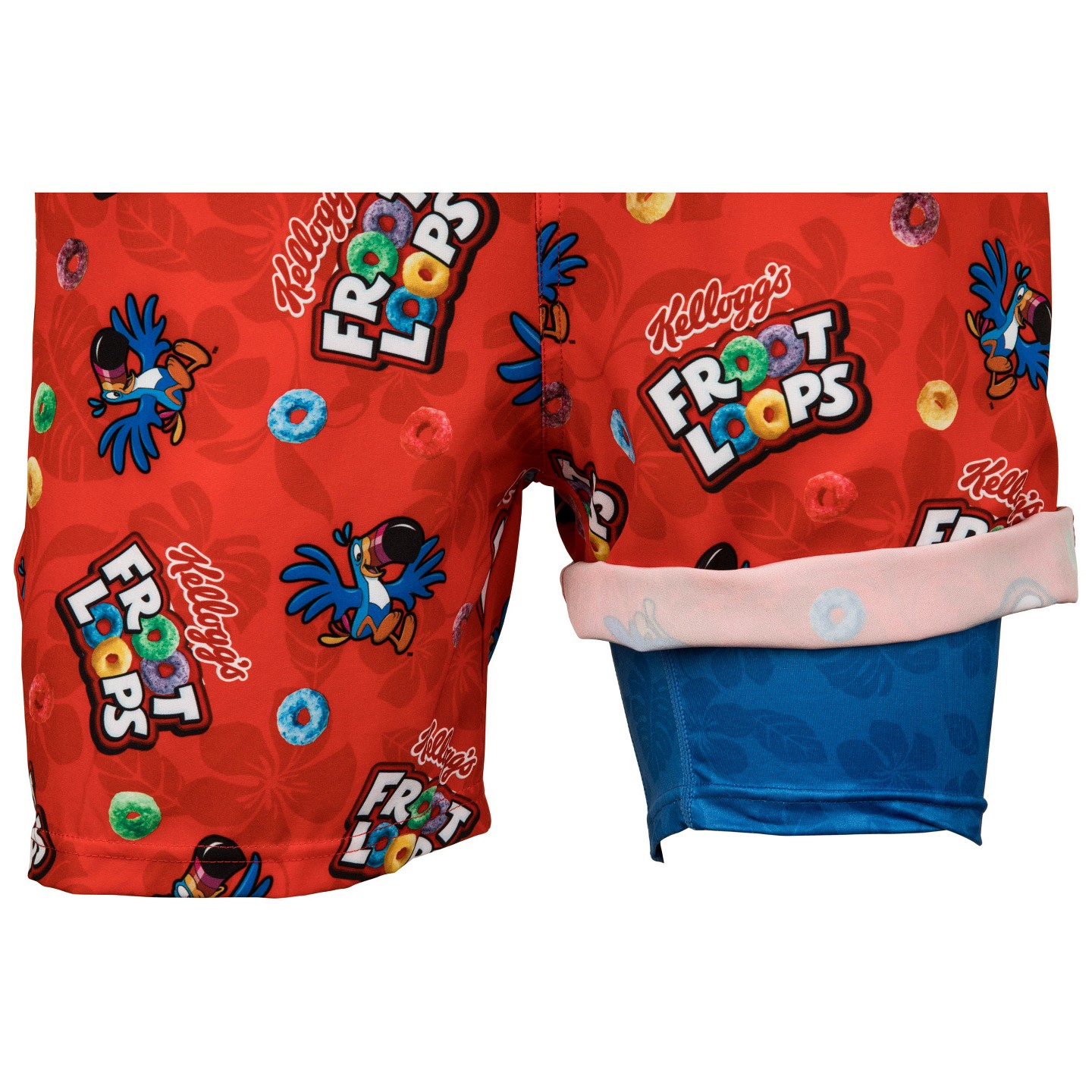 Froot Loops Mens Froot Loops Cereal 6" Inseam Lined Swim Trunks - XLarge (40-42) — фото 7