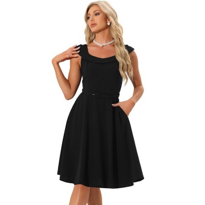 Scoop Neck Swing Dress