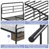 Yaheetech Modern Metal Platform Bed with Geometric Patterned Headboard - 4 of 4