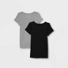 Short Sleeve Round Neck Non Shirred 2pk Bundle Maternity T-Shirt - Isabel Maternity by Ingrid & Isabel™ - 2 of 2