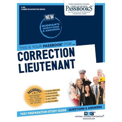 Correction Lieutenant, 166 - (Career Examination) by  National Learning Corporation (Paperback)