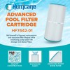 Hurricane Filters 3 Pack HF7442-01 Advanced Pool Filter Cartridge - Replacement for PA40, Unicel C-7442, Filbur FC-1228, Hayward Easy Clear C400, C410 - 2 of 4