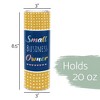 Elanze Designs Small Business Owner Sunflower Midnight 20 ounce Stainless Steel Travel Tumbler - 2 of 4