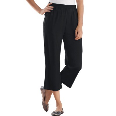 Woman Within Plus Size 7-Day Knit Capri