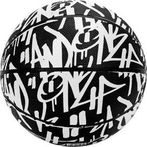 AND1 Fantom Graffiti Rubber Basketball: Official Regulation Size 7 (29.5 inches) - Deep Channel Construction, Made for Indoor Outdoor Games - 1 of 4