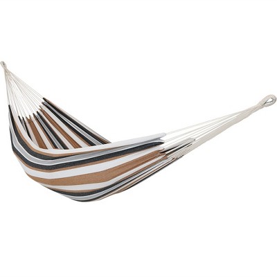 Sunnydaze Large Two-Person Double Brazilian Hammock For Backyard and Patio - 450 lb Weight Capacity - Calming Desert