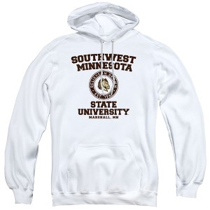Southwest Minnesota State University Official Circle Logo Adult Pull-Over Hoodie - 1 of 4