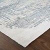 Elias Modern Abstract Green/Blue/Ivory Area Rug - 3 of 4