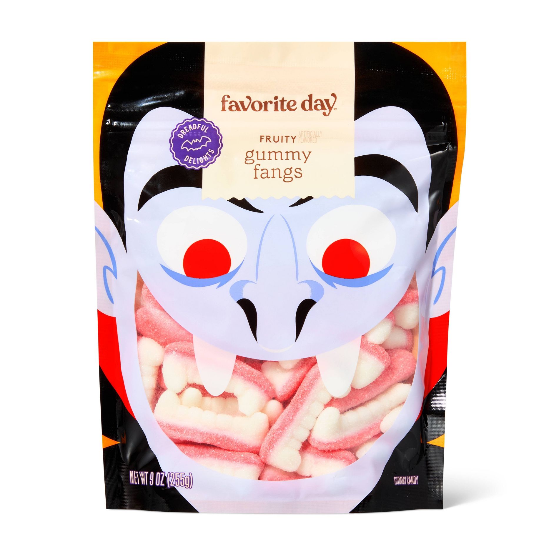 Halloween Gummy Fangs Candy - 9oz - Favorite Day™