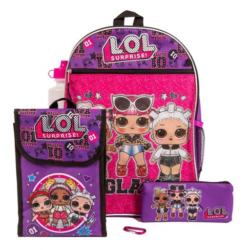 L.o.l. Surprise Purple Back Too School Essentials Set For Girls Target