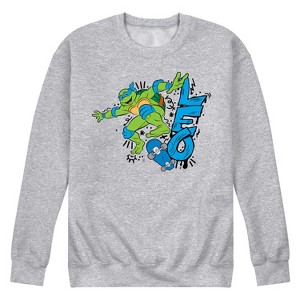 Men's - Teenage Mutant Ninja Turtles - Leo Graphic Fleece Sweatshirt - 1 of 4