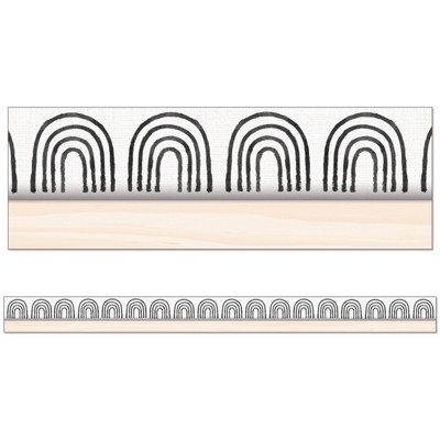 Happily Ever Elementary Creatively Inspired Rainbows Straight Borders, 36 Feet (Pack of 6)