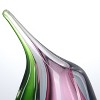 Luxury Lane Hand Blown Multicolor Sommerso Teardrop Art Glass Vase 9.5"H - 3 of 4