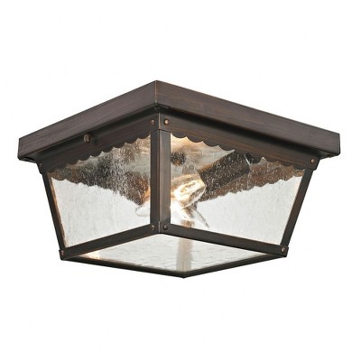Elk Home Springfield 2 - Light Flush Mount in  Hazelnut Bronze