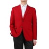 Cloudstyle Men's Slim Fit Blazer 2 Button Business Casual Suit Jacket Formal Coat - 2 of 4