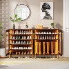 Tribesigns Shoe Cabinet with LED Light & Acrylic Doors, 5-Tier Shoe Organizer Storage Rack - image 3 of 4