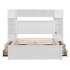 Whisen Morden Design Full Size Wooden Bed With All-in-One Cabinet, Shelf and 4 Drawers - 3 of 4