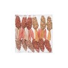 Transpac Foam 7.87 in. Orange Harvest Decorative Corn Husks Set of 12 - 2 of 4