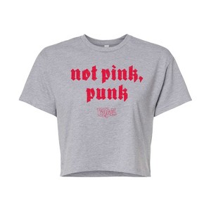 Women's - Bratz - Not Pink Punk Cropped Graphic T-Shirt - 1 of 4