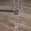 48" Tempered Glass and Acrylic Rectangle Coffee Table with Floating Appearance for Living Room, Lounge, or Apartment - 3 of 4