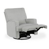 Baby Relax Addison Swivel Gliding Recliner Light Gray Target