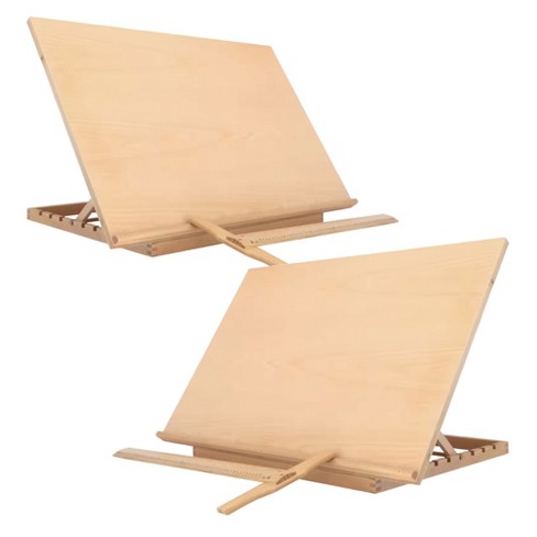 Wooden Easel Stand 4 Feet, Angle and Height Adjustment