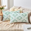 REGALWOVEN Geometric Pattern Soft Short Plush Decorative Throw Pillow Covers for Sofa Bedroom Living Room 2 Pcs - 2 of 4