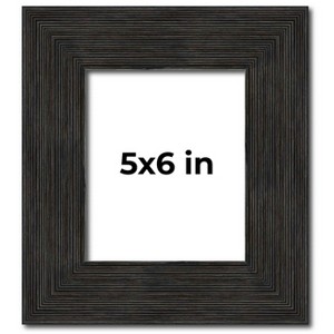 PosterPalooza | Photo Size Contemporary Black Frame - UV Acrylic, Foam Board Backing, Hanging Hardware - 1 of 4