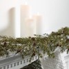 72"L Sullivans Artificial Cedar Pinecone Christmas Garland, Green, Indoor Christmas Decor - 3 of 3
