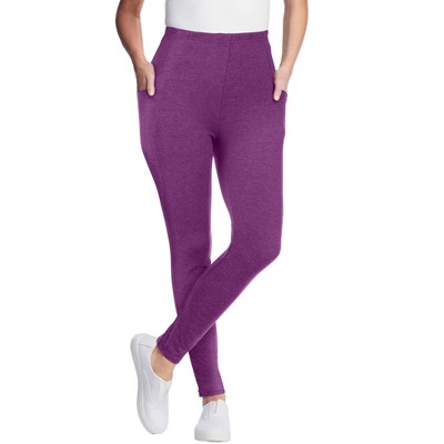 Woman Within Plus Size Tall Pocket Legging