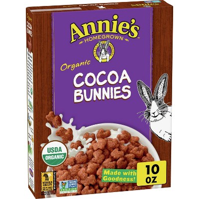 Annie's Cocoa Bunnies Whole Grain Breakfast Cereal - 10oz - General Mills