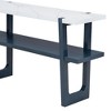 NicBex Console Table Entryway Table with Marble-Effect Top Side Table for Entryway, Living Room, Hallway - 4 of 4