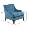 NicBex Polyester Fabric Accent Chair,Upholstered Living Room Chairs with Lumbar Pillow,Modern Cozy Arm Chair,Accent Chairs for Living Room - 3 of 4