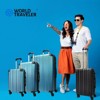 World Traveler Kemyer Quest 3-Piece Hardside Lightweight Expandable Spinner Suitcase Luggage Set - 2 of 4