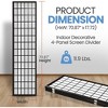 Folding Room Divider for Privacy with Japanese-Inspired Design, 4-Panel, Lightweight, Versatile Decor Solution - 2 of 4